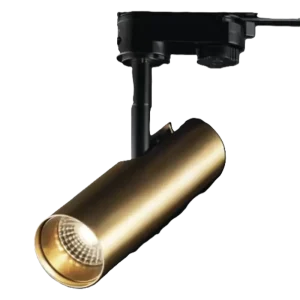 Spot sur Rail salon LED Doré 7W 3000K Blanc Chaud Eco-Light
