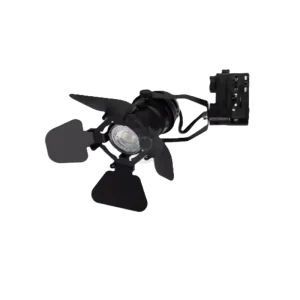 Spot sur rail Triphasé GU10 Rail Noir