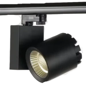 Spot sur rail triphasé LED 40W 3000K Noir