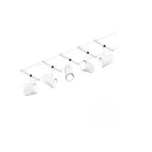 Kit Spot sur câble Paulmann 5 spots 10m Blanc