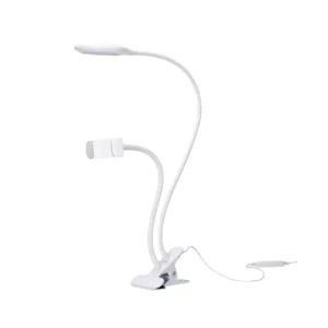 Spot Pince LED support smartphone Orientable Blanc FORLIGHT SERVI