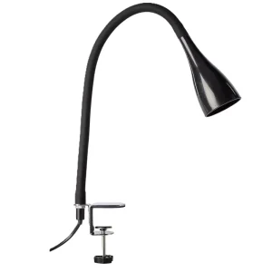 Spot Pince Noir Flexible LED Lampe Bureau