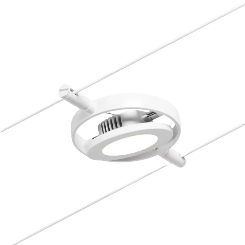 Spot LED sur câble Extensible 4.5W 3000K Blanc dépoli