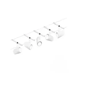 Kit Spot sur câble Paulmann 5 spots 10m Blanc
